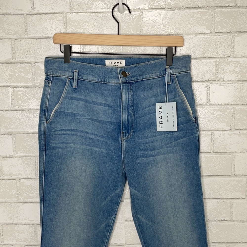 NWT Frame Le Slender Straight Leg Jeans In Ashton - Picture 4 of 15